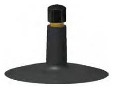 duše - rovný gumový ventil