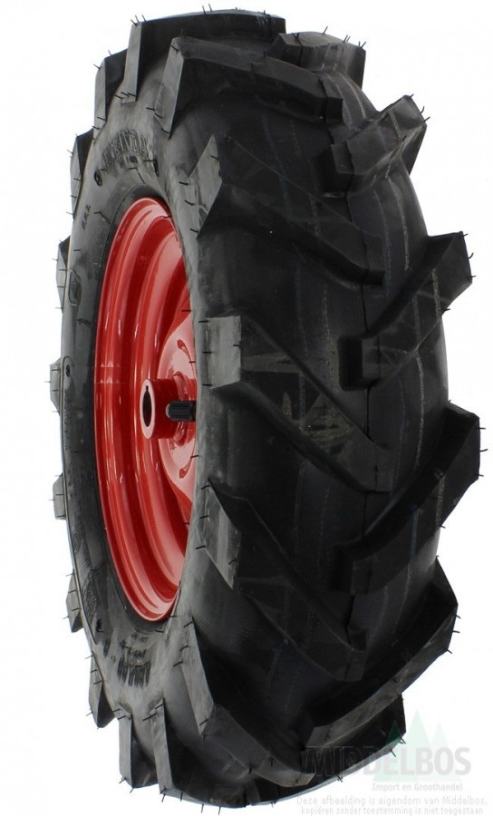 16x6,50-8 TL KENDA K357 AS 52 A4 / 63 A4, TL, 4/60/100, D12, O16MM, ET 0 5.50 X 8, RAL9006 SILBER