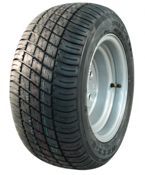 195/50-10 MAXXIS M-8001 HS-TRAILER 98 N 6.00 I X 10 MEFRO 5/94/140 ET -4 SILBER 750 KG/ 140 KM/H